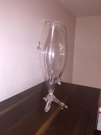 FISH GLASS VASE