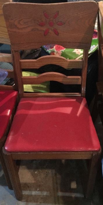 Here is a closer look of chair - pre 1950's