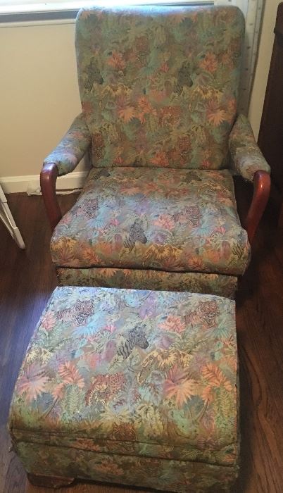 Rocking Chair with matching Ottoman