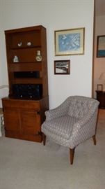 Ethan Allen Nutmeg Maple Sectional Cabinet.