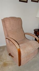 Mauve Upholstery Lazboy Recliner
