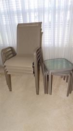 Stacking Patio Chairs and Stack Tables