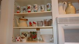 Bird Mugs, Pyrex Measuring Cups