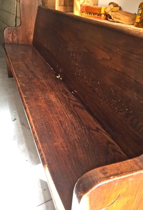 Church Pew from Emmanuel Episcopal Church; In the Church When it Was  Used as a Confederate Field Hospital in 1864