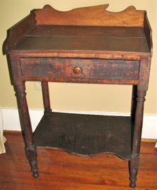 C. 1830 Tiger Maple Washstand