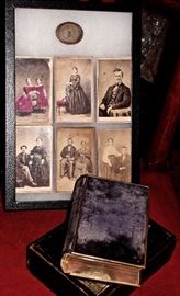 Episcopal Prayer Book Owned by Virginia Artillery Officer Who Died in Charleston, SC in 1864 with Mourning Brooch