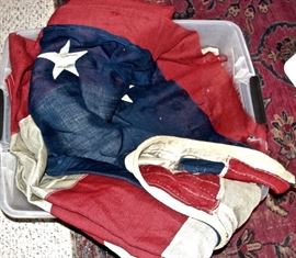 Large 38 Star U.S. Flag of Wool Bunting from GAR Hall in Massachusetts