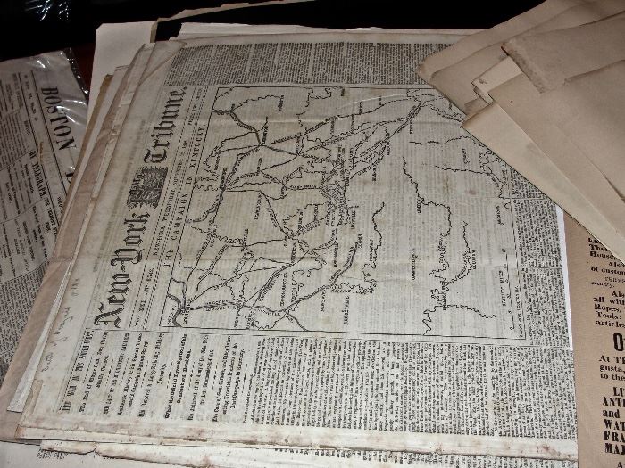 Several Civil War Newspapers