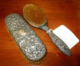 Robert Dunn McIlwaine of Petersburg Silver Dresser Set