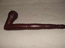 Antebellum Fired Red Clay Pipe