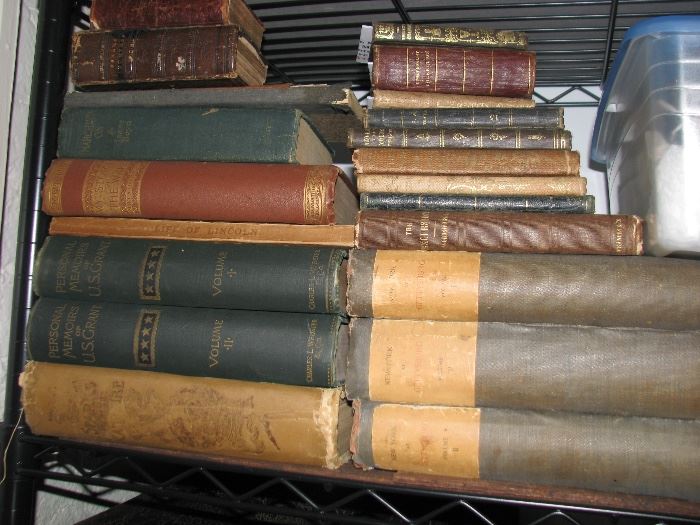 Many Antiquarian Books