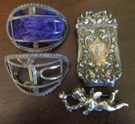 18th Century Shoe Buckles, etc.
