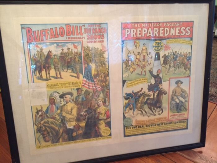 Extremely Rare Buffalo Bill Wild West Show Poster