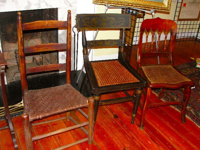 Large Selection of Early Chairs