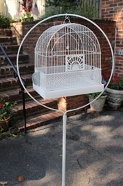 Vintage Standing Bird Cage