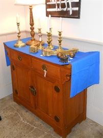 Chinese buffet table and c'sticks