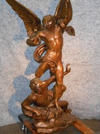 large bronze grouping signed Vital Cornu