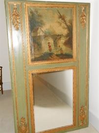 French Trumeau Mirror