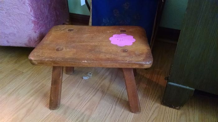 Vintage Cushman stool