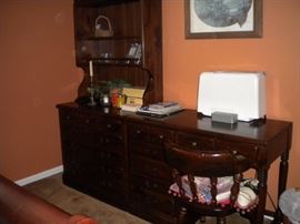 Ethan Allen Desk, dresser and & hutch/bookshelf