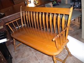 Indoor bench seating