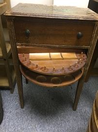  Vintage sewing cabinet $90