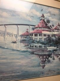   Del Coronado island  artwork $45