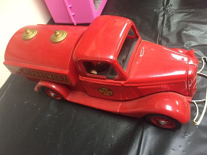 Vintage firetruck $25