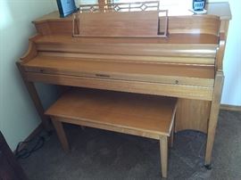 KIMBALL PIANO AND PIAN0 BENCH