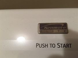 KENMORE ELITE WASHER AND DRYER