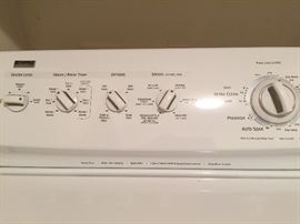 KENMORE ELITE WASHER AND DRYER