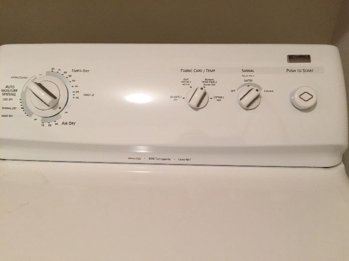 KENMORE ELITE WASHER AND DRYER
