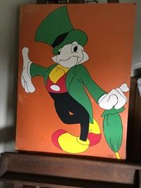 Original painting...Jiminy Cricket