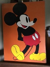 Original painting...Mickey Mouse