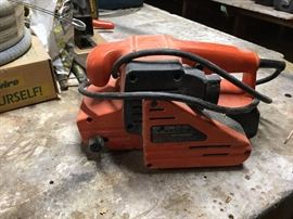 Black and Decker belt sander