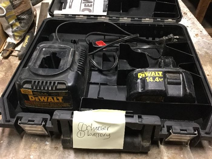 DeWalt charger and battery