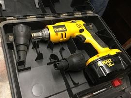 DeWalt 18V drill