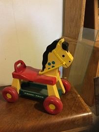 Vintage Fisher Price rolling horse