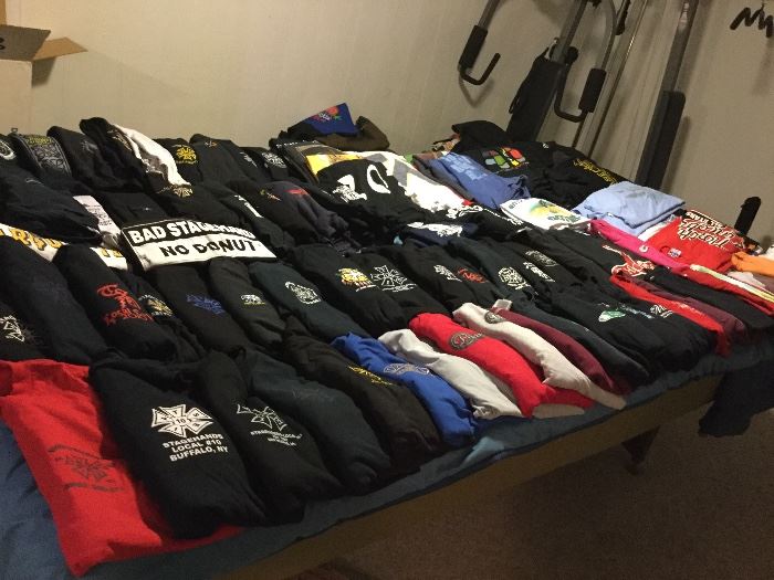 T-shirts collected from around the world