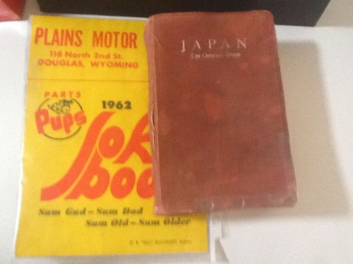 1962 Joke book, 1952 Japan the official guide