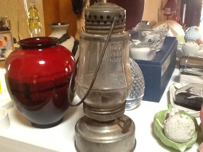 Vintage Rare Perko Skater's Lamp