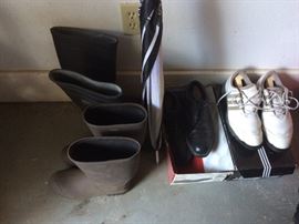 Golf Shoes, Rubber Boots