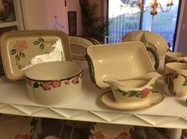 Desert Rose Gravy Boat, Serving Bowl