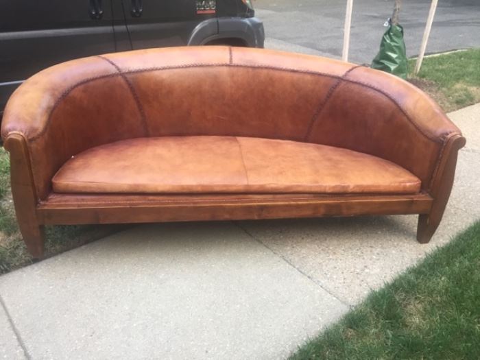 leather couch $700 
