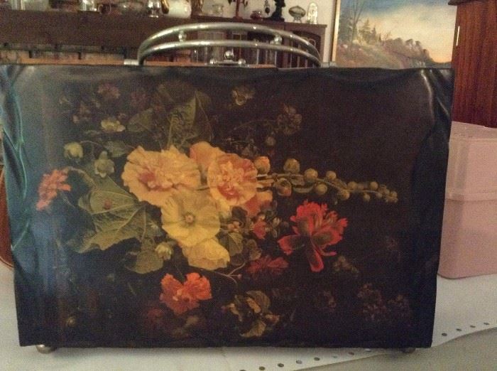 Floral box purse