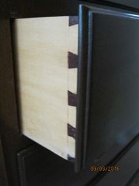 Hand dovetailed construction