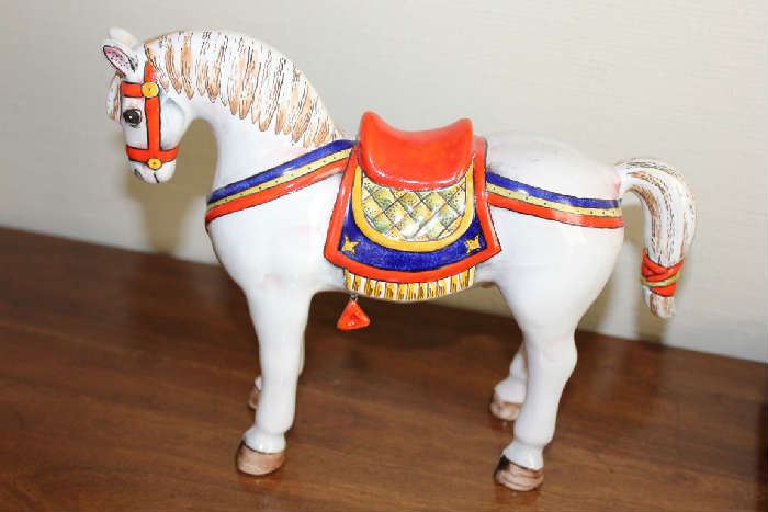 Carousel-style horse 