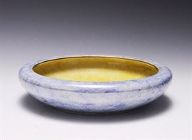 Lot 22 -Luster Ware Shallow Bowl, Stoke on Trent