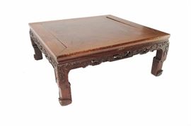 Lot 154 -Rosewood Kang Table, 19th Century
