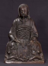 Lot 211 -Bronze Zhenwu, 19th to Early 20th Century